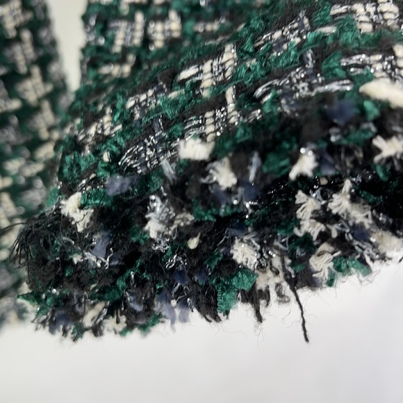 Rachel Zoe Contemporary Fit Tartan Plaid Tweed Jacket - Picture 7 of 15